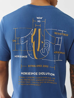 True Religion T-Shirt Ss Registered Hs Spec Vintage Navy