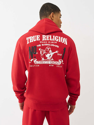 TRUE RELIGION JACKET NUMBER ONE RED