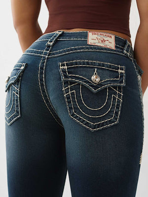 True Religion Jeans Jennie Skinny Flap Sup T Frost Veil