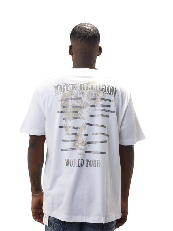 True Religion Relaxed Skull T-Shirt Optic White