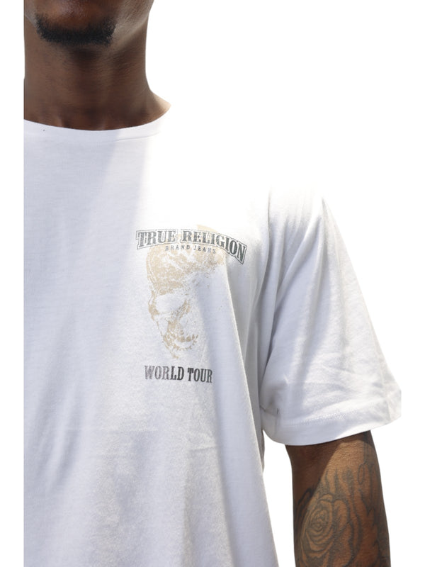 True Religion Relaxed Skull T-Shirt Optic White