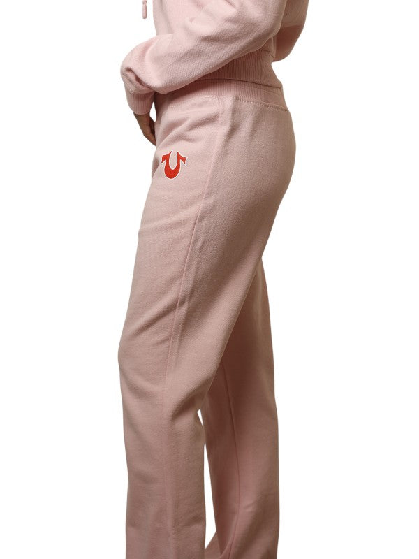 True Religion Big T Track Pants Ladies Flare Orchid Pink