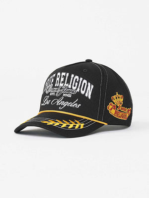 TRUE RELIGION CAP BRAND BRANCH JET BLACK