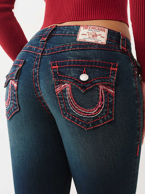 True Religion Jeans Jennie Mr Lurex Sup T Flap Diamond Glint