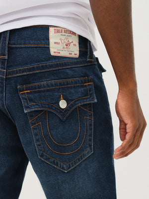 True Religion Geno Sn Flap 32In Damon Dark Wash-True Religion