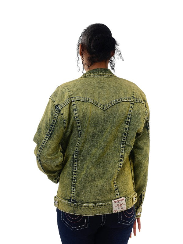 True Religion Jimmy Jacket Ladies  Oversized Overdye