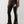 TRUE RELIGION SWEATPANTS VELOUR BOOTCUT JET BLACK