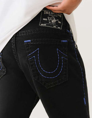 True Religion Rocco Super T Nf 32In 2Sb Black Rinse