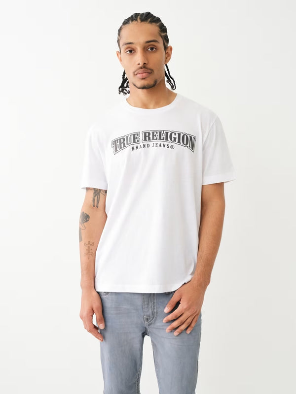 True Religion Painted Horseshoe T-Shirt Relaxed White