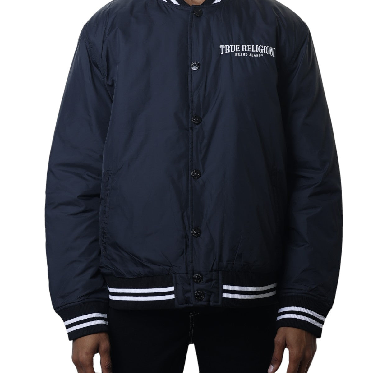 True Religion Arch Jacket Bomber Jet Black