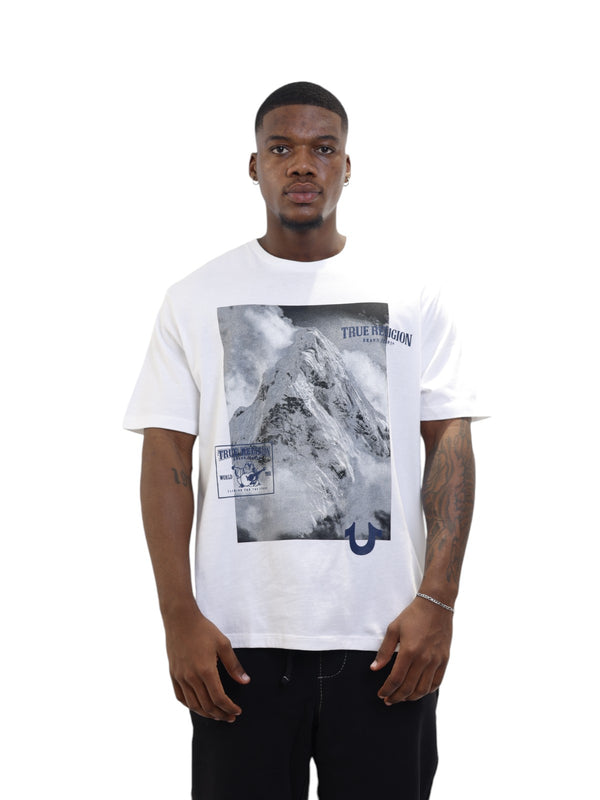 True Religion Relaxed T-Shirt Optic White