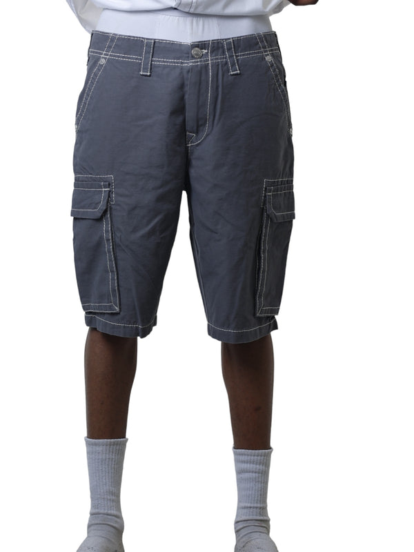 True Religion Big T Shorts Cargo Granite