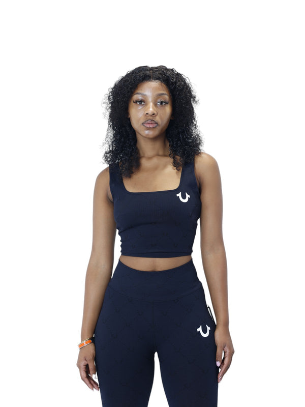 True Religion Jcq Sports Bra Jet Black