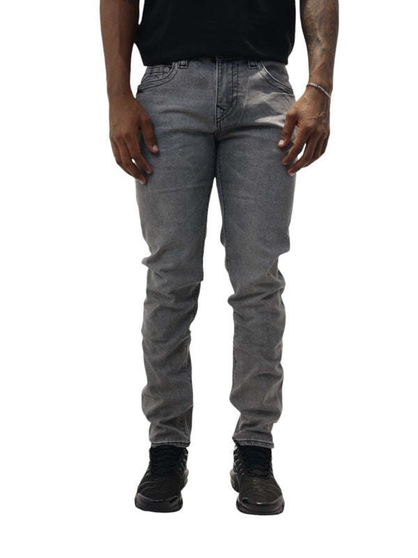 True Religion Roccos Jeans Painted Moscow Mule Grey Wash