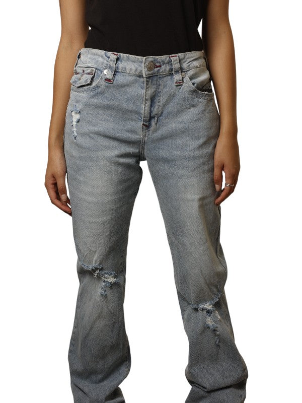 True Religion Becca Jeans Bootcut Flap Mimosa Destroy