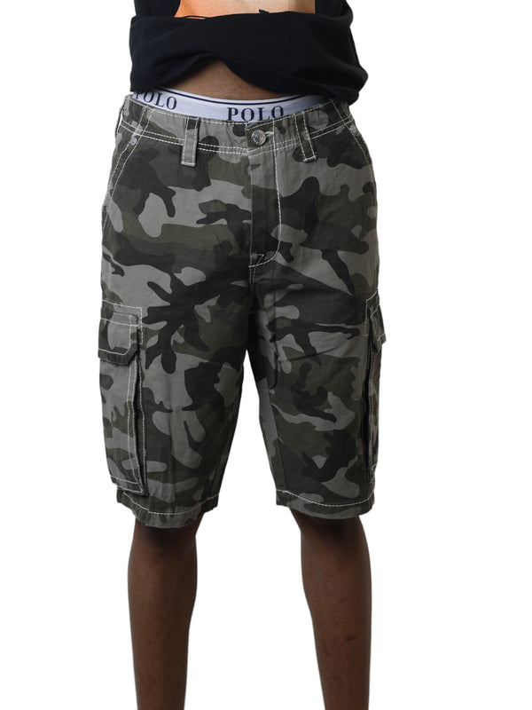 True Religion Big T Shorts Cargo Dusty Camo