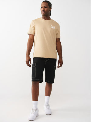 True Religion Shortss Utility Cargo Shorts Black