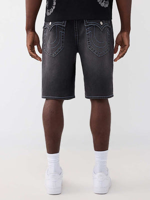True Religion Shorts Bobby Flap Big T Sho Black Wash