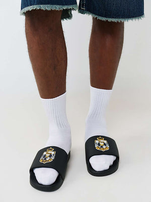 True Religion Slides Trsl1 Sheild Slides Black