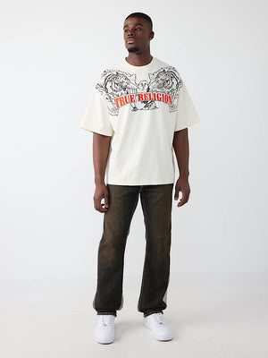 True Religion Jeans Ricky Super T Flap Dark Wash