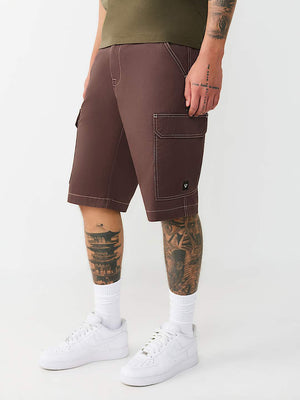 True Religion Shortss Utility Cargo Shorts Brown