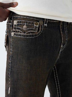 True Religion Jeans Ricky Super T Flap Dark Wash