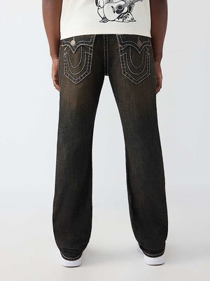 True Religion Jeans Ricky Super T Flap Dark Wash