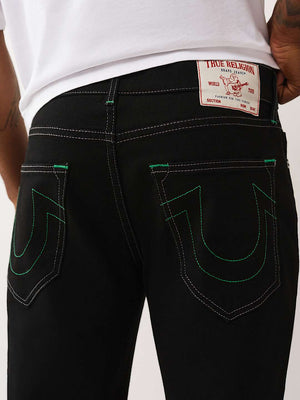 True Religion Jeans Ricky Sn Straight Black Rinse