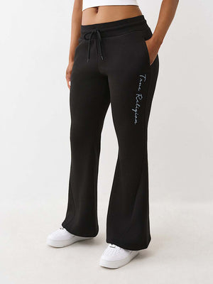 True Religion Sweatpants Script Tr Twisted Jet Black