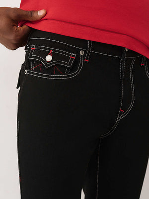 True Religion Denim Rocco Sn Flap 2Sb Black Rinse