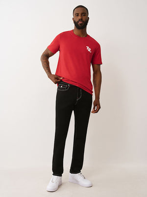 True Religion Denim Rocco Sn Flap 2Sb Black Rinse