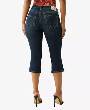 True Religion  Low Rise Capri Indigo Twilight