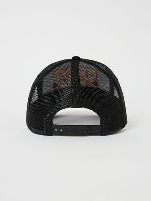 True Religion Headwear Dove Trucker Black