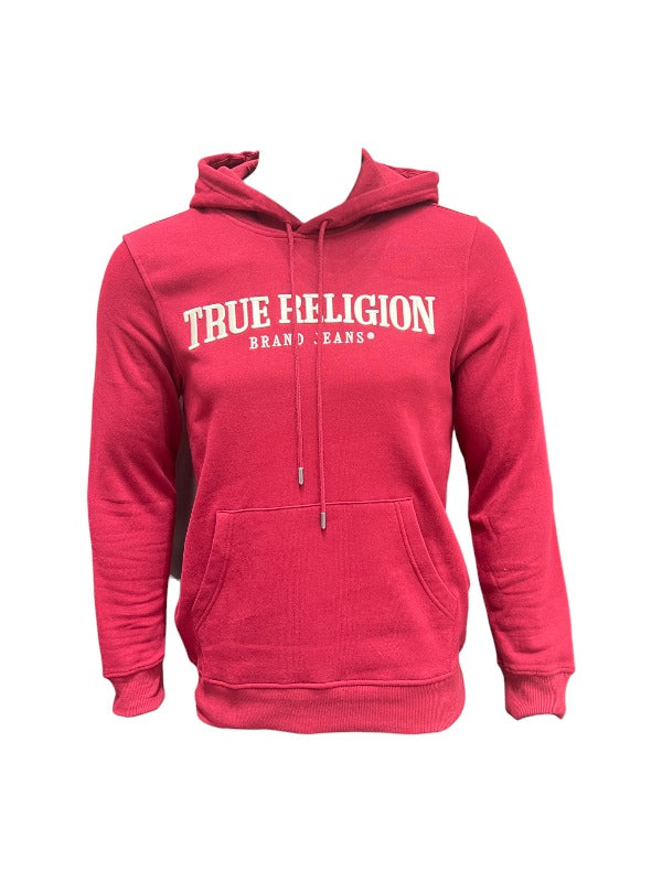 True Religion Hoodie Arch Logo Tibetan Red