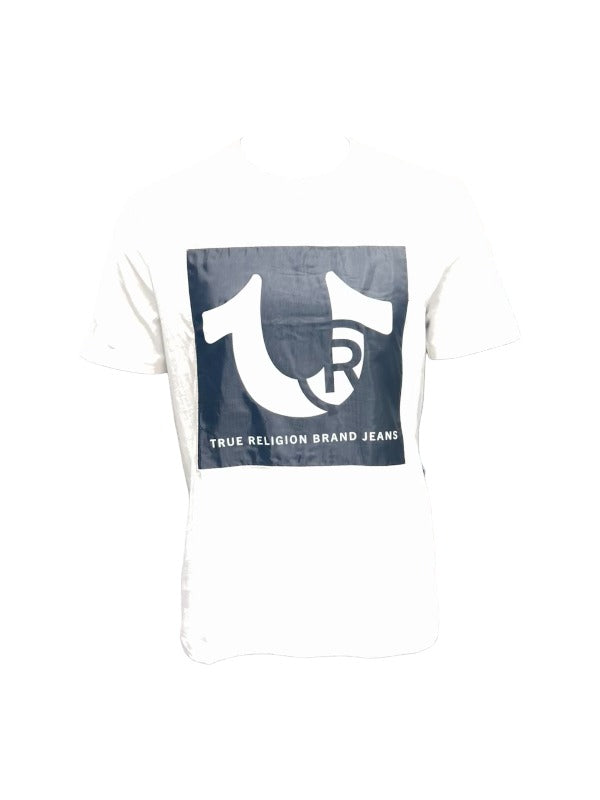 True Religion T-Shirt Relaxed Registered Optic White