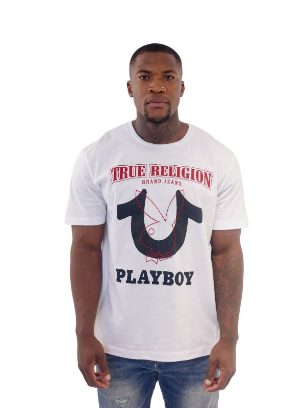True Religion Big T Bunny T-Shirt Optic White