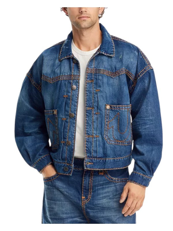 True Religion West Type 2 Jacket Santorini Wash