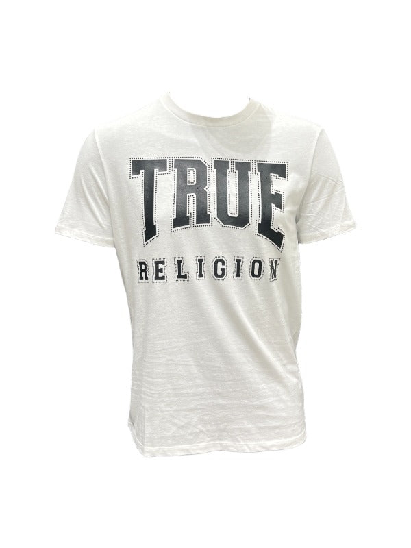 True Religion T-Shirt Ladies Tr Graphic Boyfriend Optic White