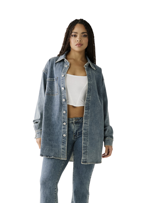 Oversized Denim Shirt