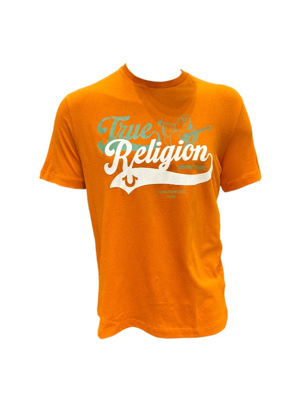 True Religion T-Shirt Relaxed Old Skool Autumn Maple